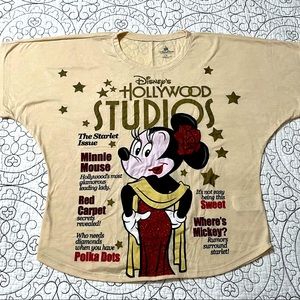 Beautiful Minnie Mouse Disney Hollywood shirt size S (oversized)